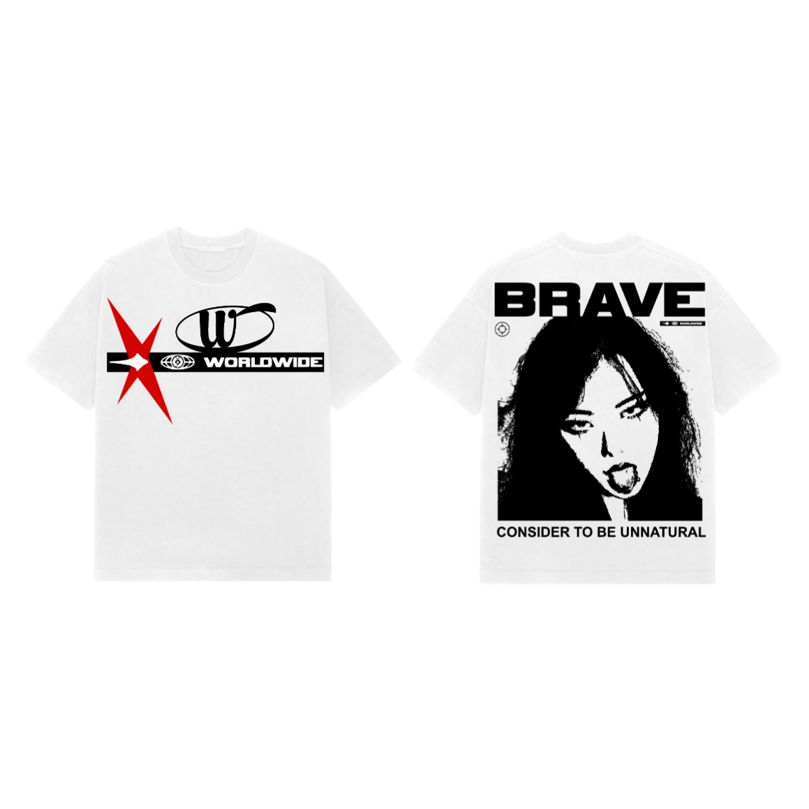 Brave Premium Heavy Oversized T Shirt