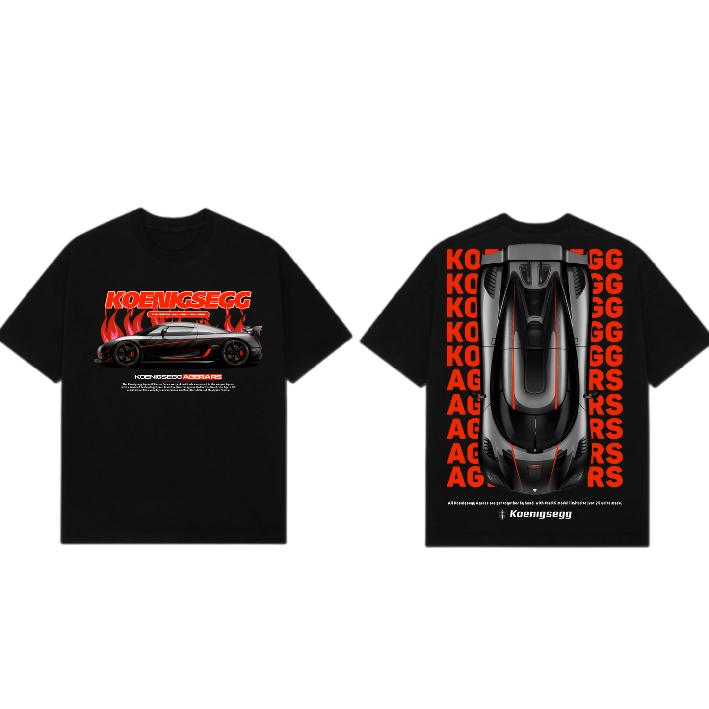 Koeniggsegg Premium Heavy Oversized T Shirt
